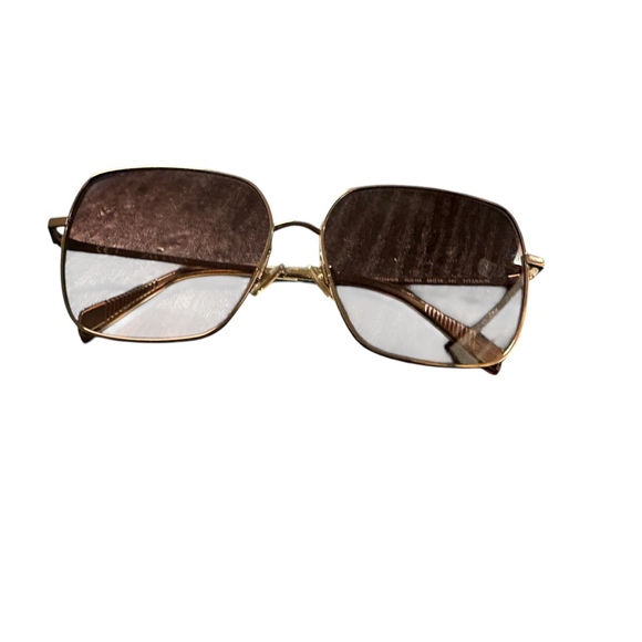 NWOT Rag & Bone WOMEN’S RNB1054/G/S Aviator Sunglasses Gold Brown Gradient - Picture 3 of 7